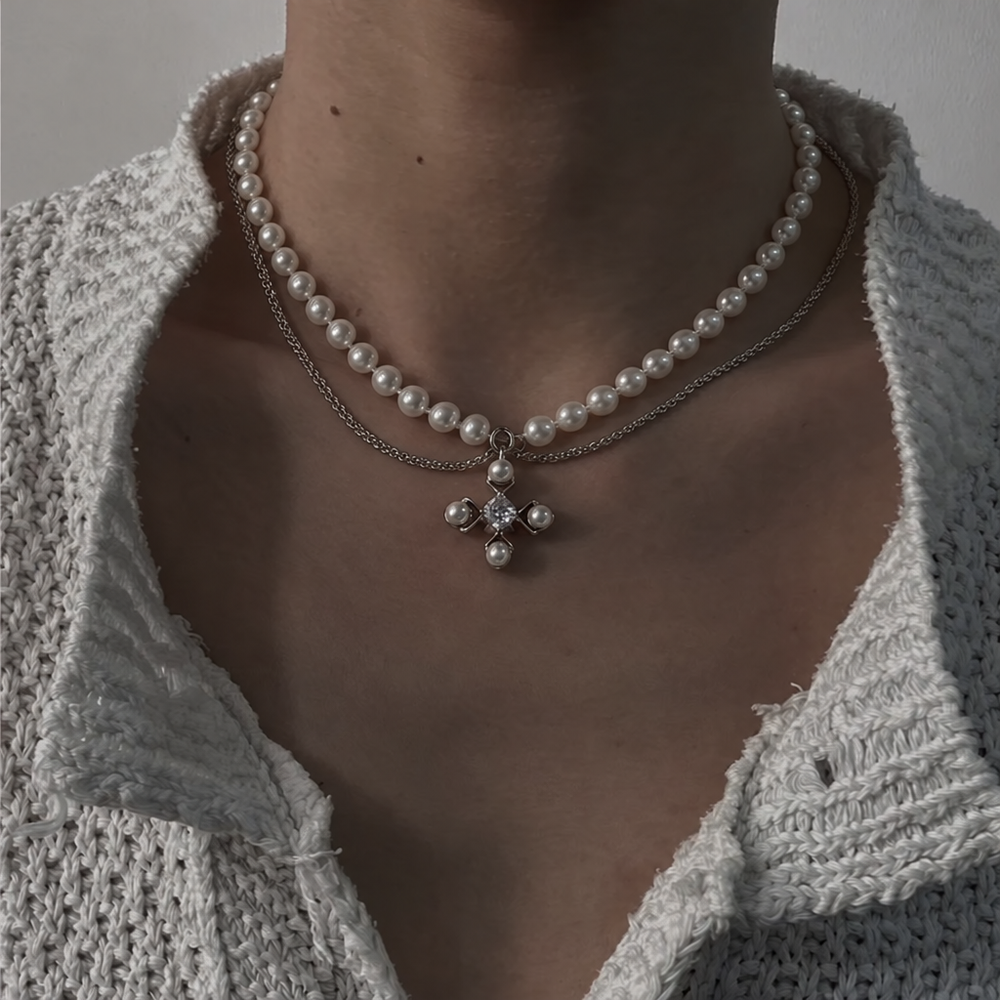 Orbital Bloom Fragment Necklace