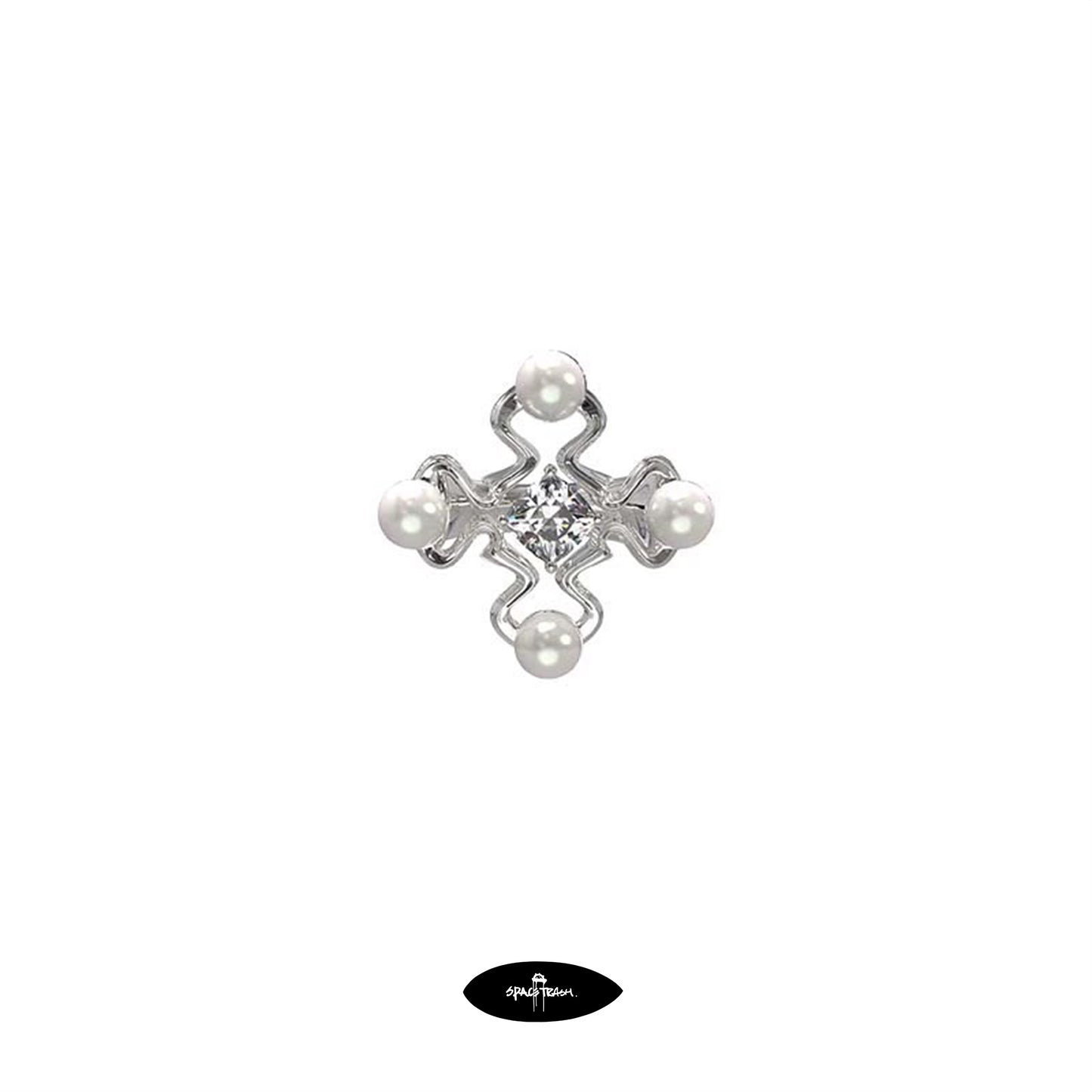CRUCIFORM FLOWER RING