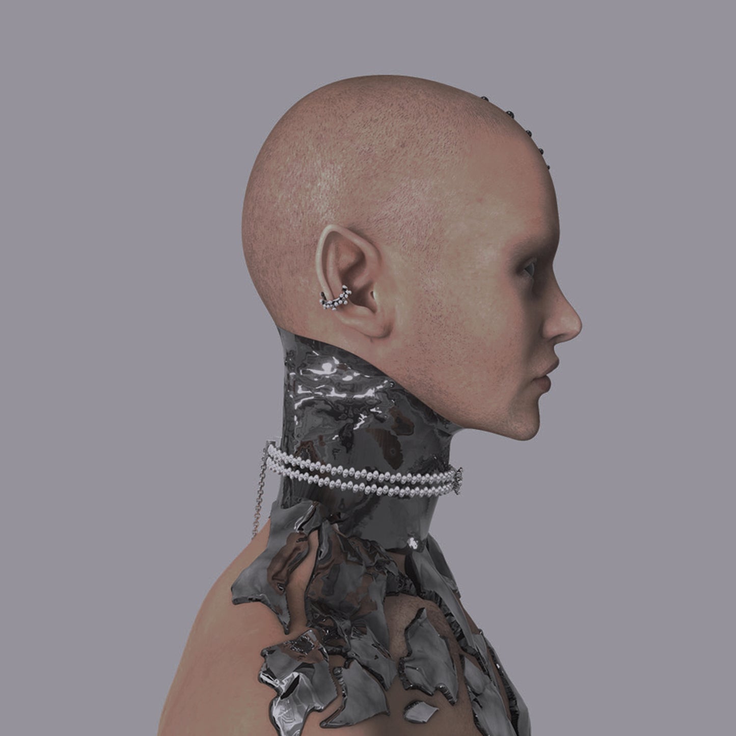 CRUCIFORM FLOWER CHOKER