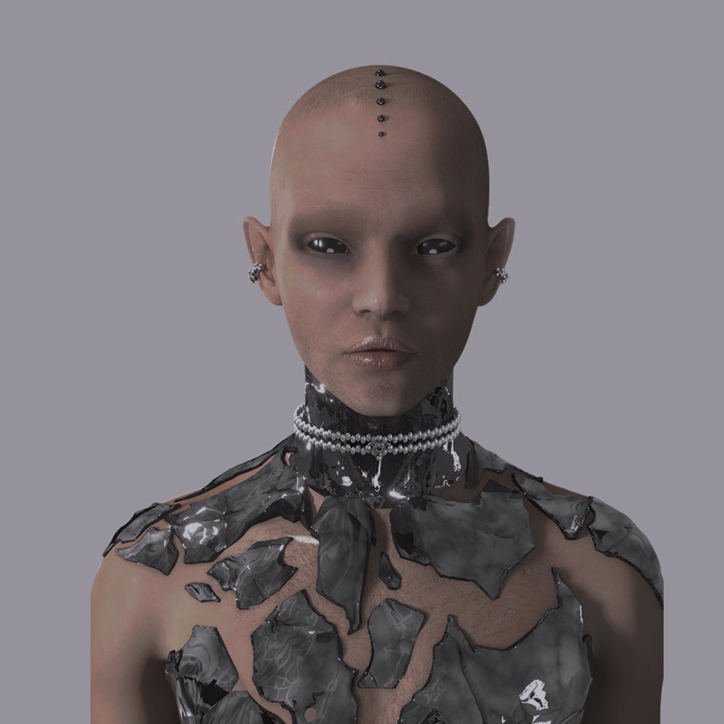 CRUCIFORM FLOWER CHOKER