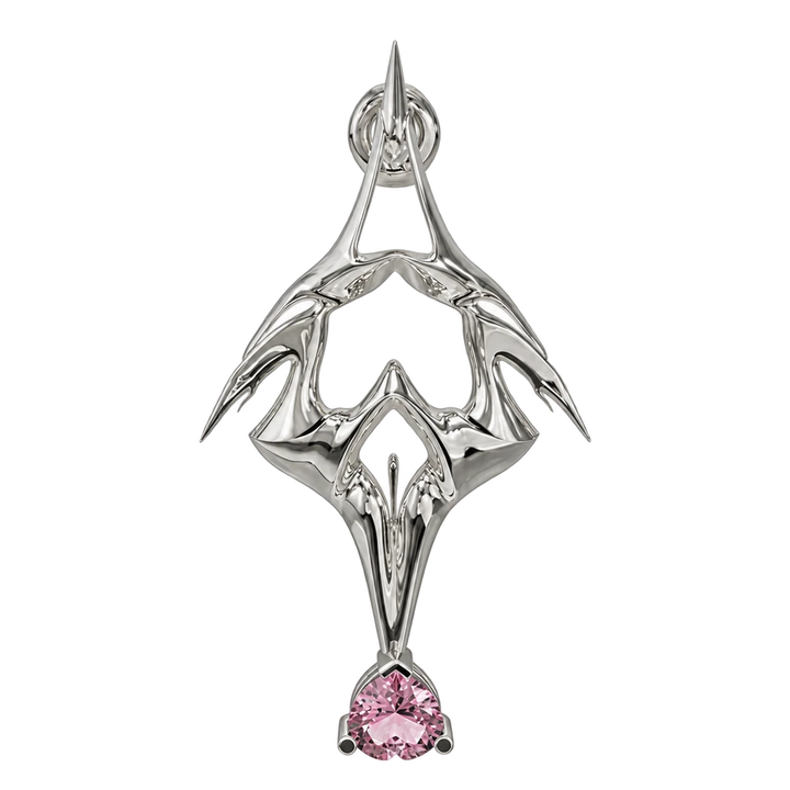 BAD ANGEL Pink Wound Earring