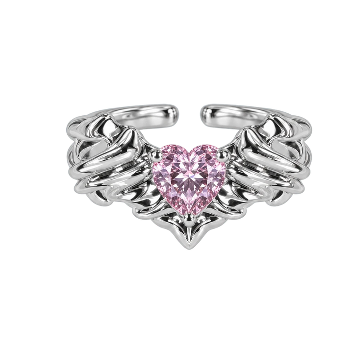 BAD ANGEL Brutalist Ring