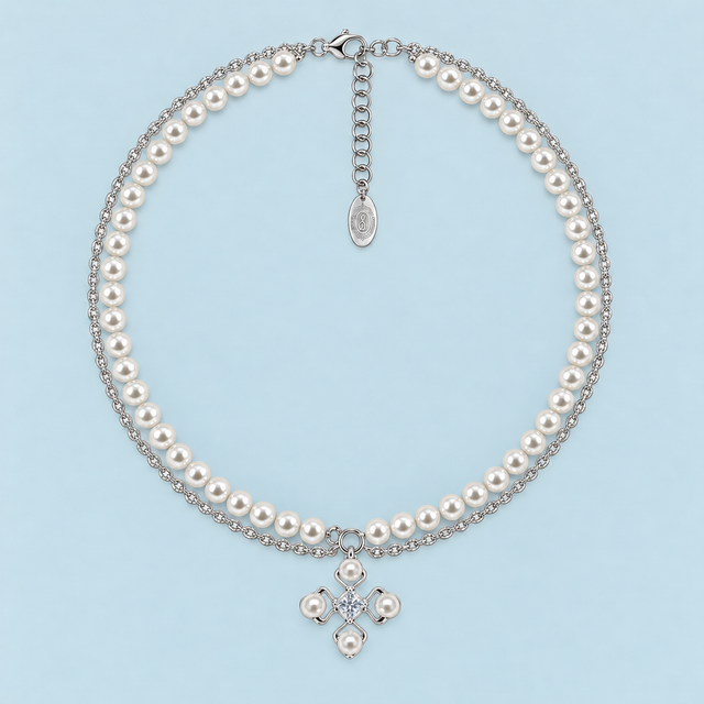 Orbital Bloom Fragment Necklace