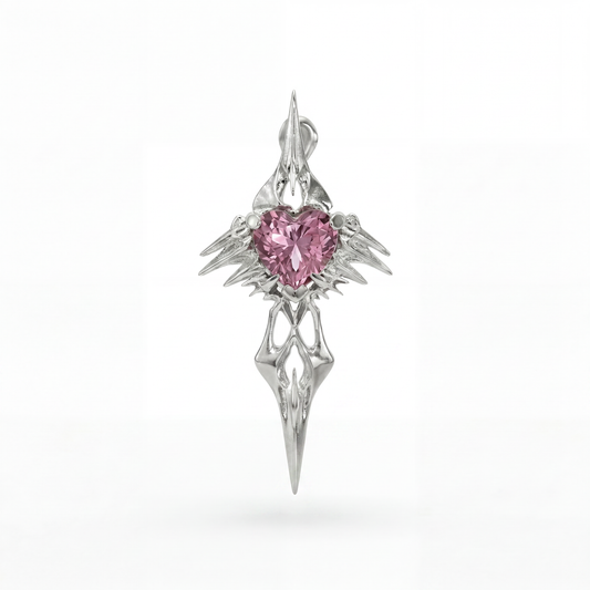 BAD ANGLE EARRING PINK ARMOR