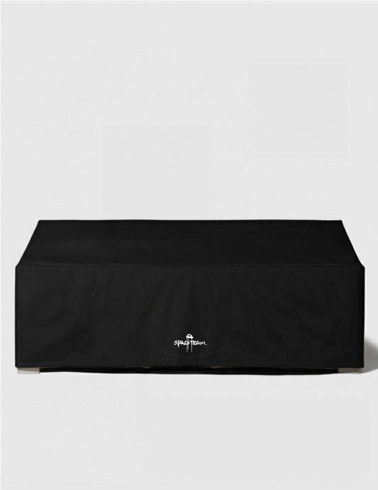 Black All-Weather Wicker Outdoor Sofa