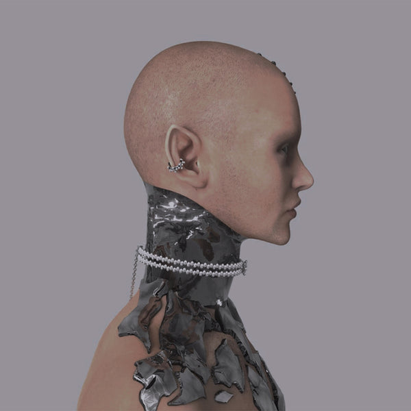 Orbital Bloom Fragment Earring worn
