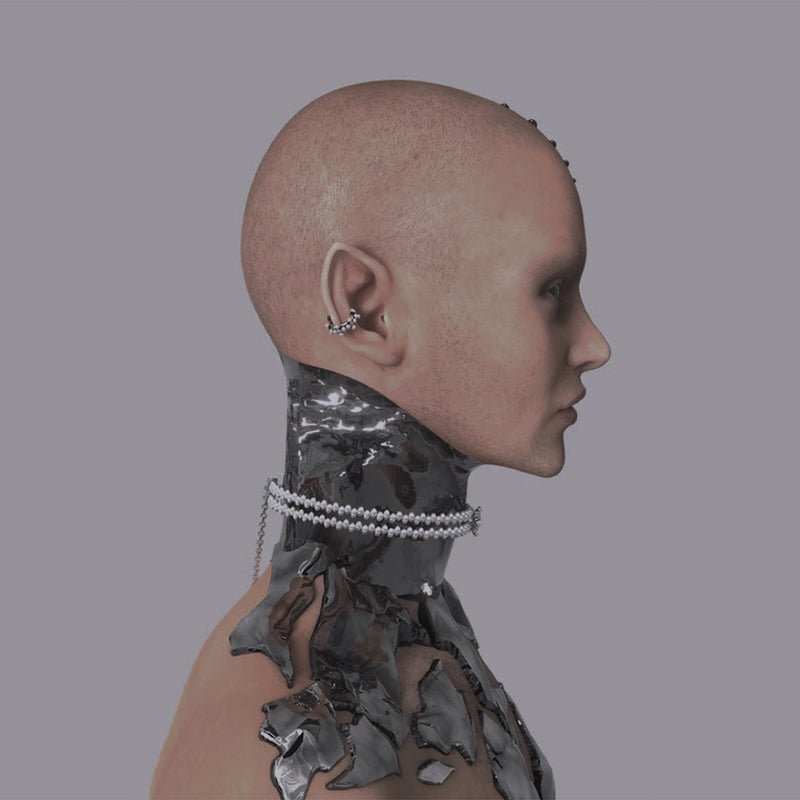 Orbital Bloom Fragment Earring worn