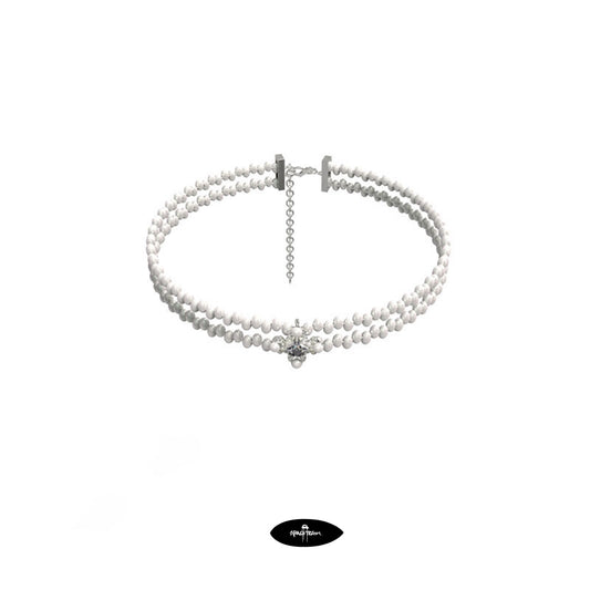 CRUCIFORM FLOWER CHOKER