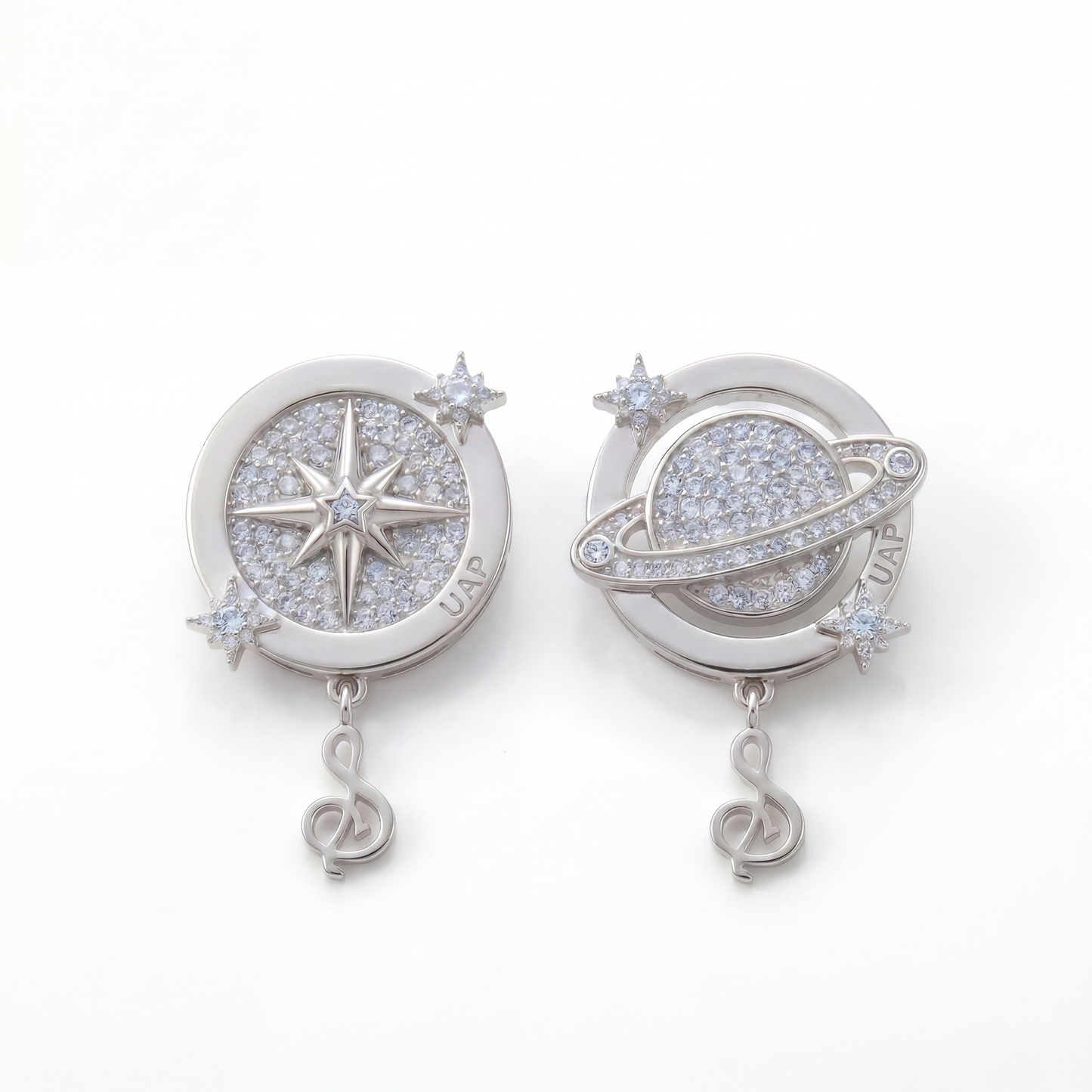 UAP // OCTAGONAL ENERGY EARRING