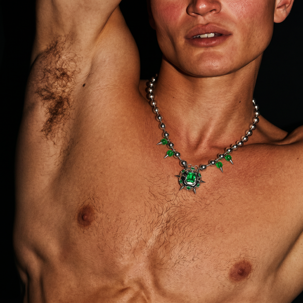 Brain Stimulation Neural Necklace worn