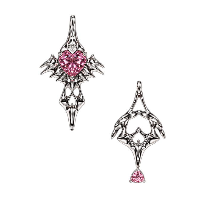 BAD ANGEL Pink A/B Earring