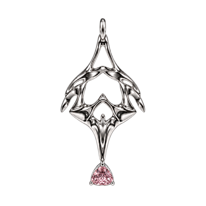 BAD ANGEL Pink Wound Earring