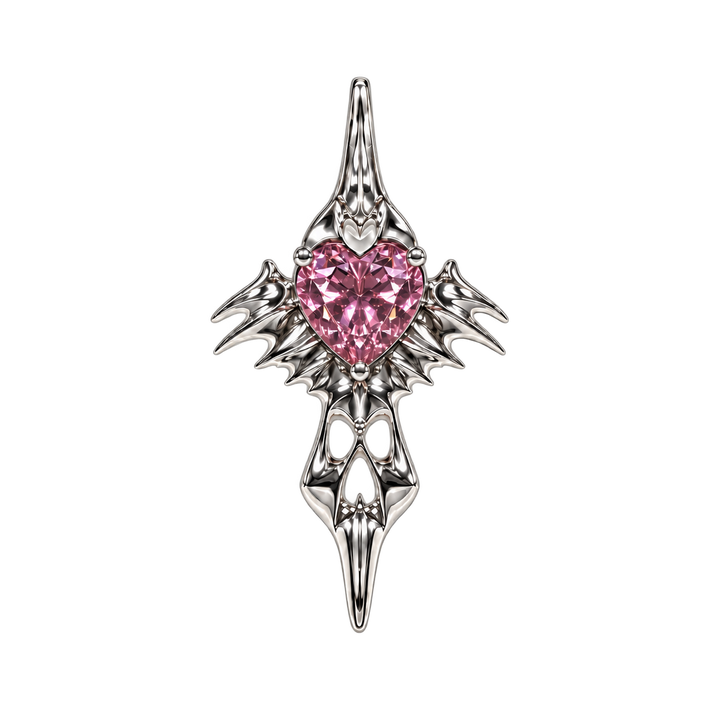 BAD ANGEL Pink Armor Earring