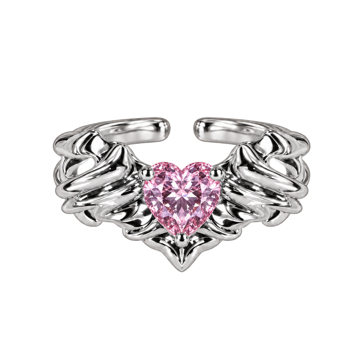 BAD ANGEL Brutalist Ring